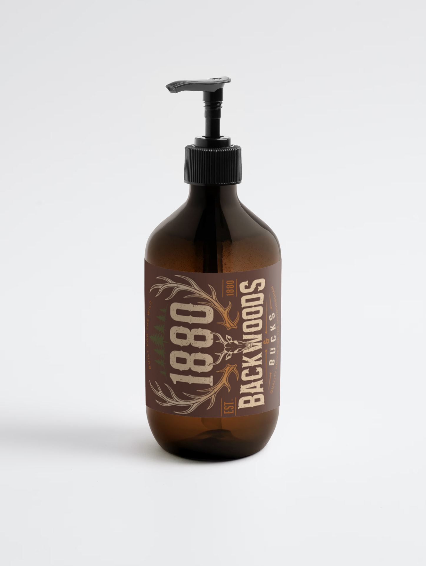 Hand & Body Wash · Peppermint & Dark Cedar
